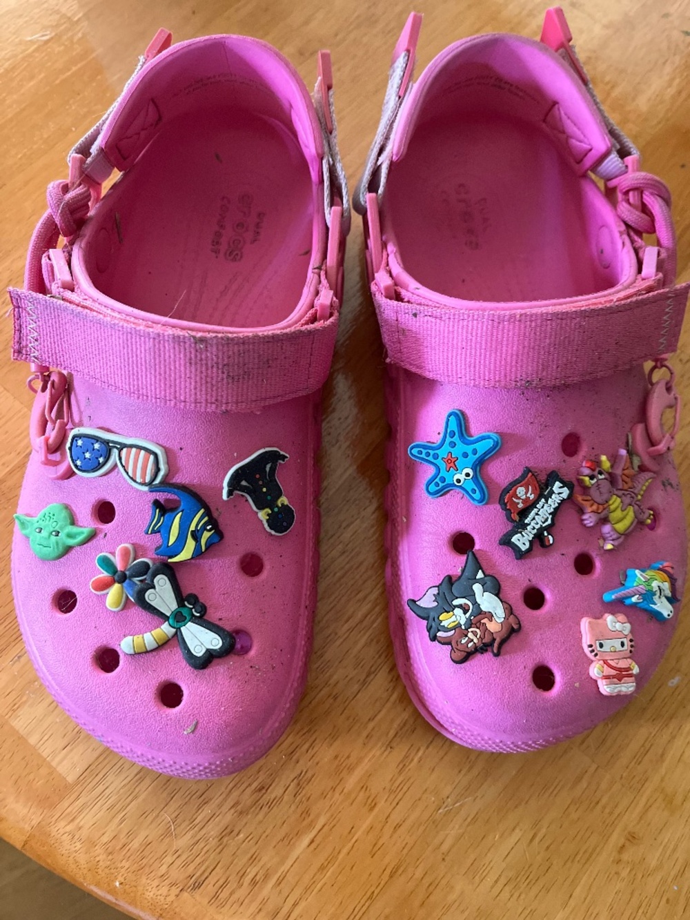 Size 8 Hot Pink Crocs